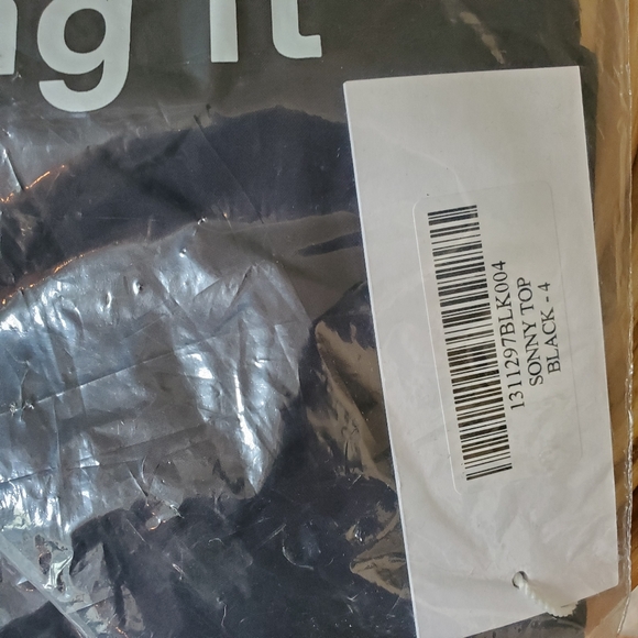 Nwt reformation sonny top black size 4 - Picture 3 of 4